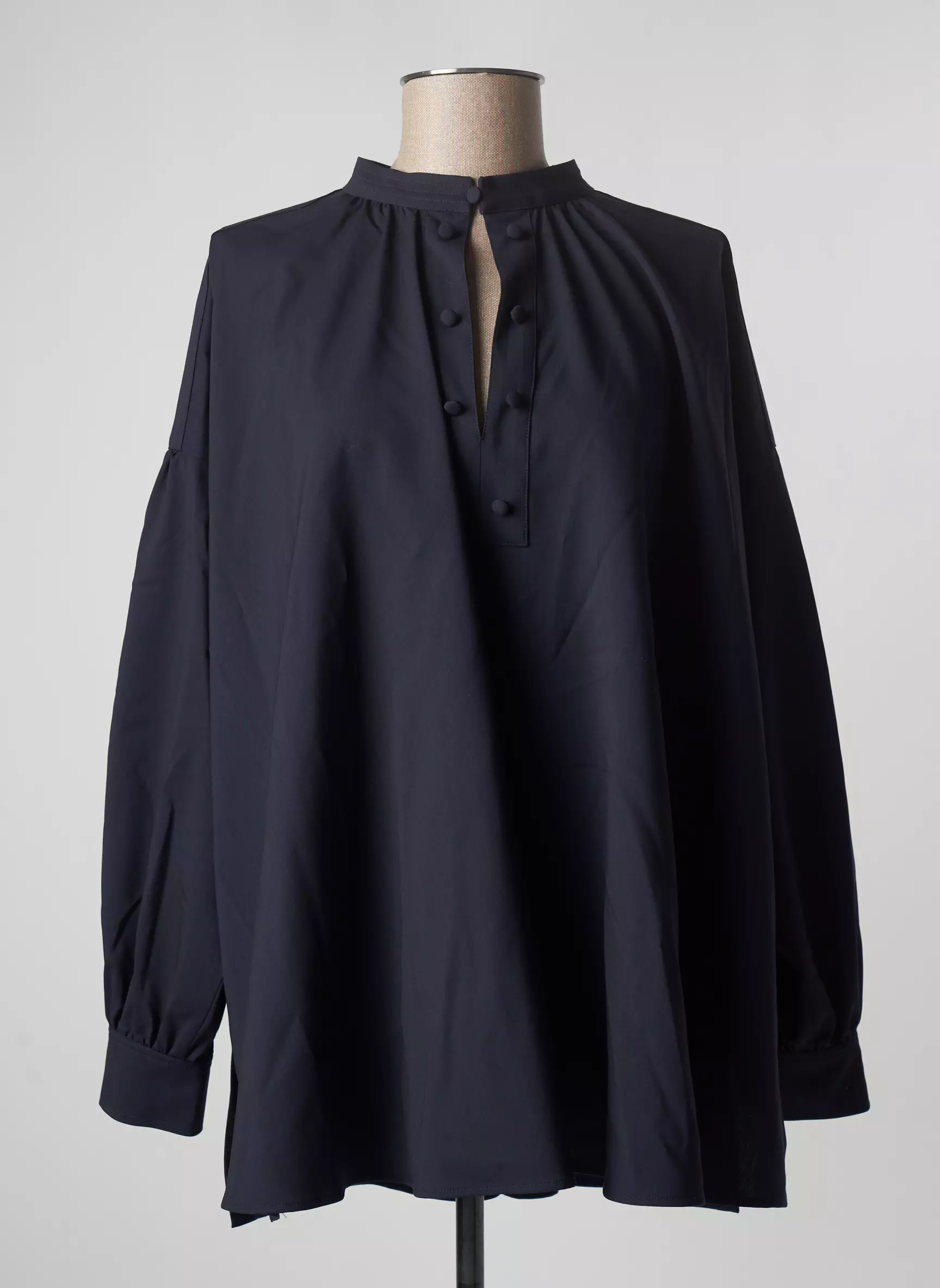 Maxmara Tuniquemanchelongue Femme couleur bleu