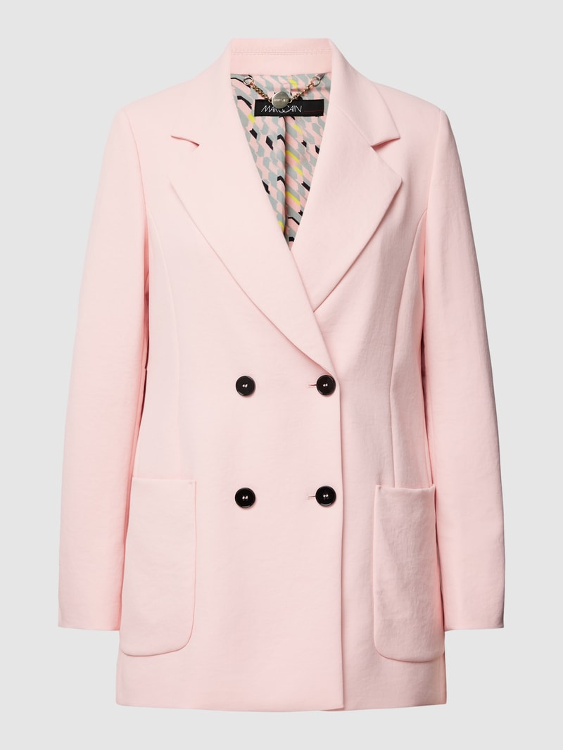 Blazer mit Knopfverschluss in rosa