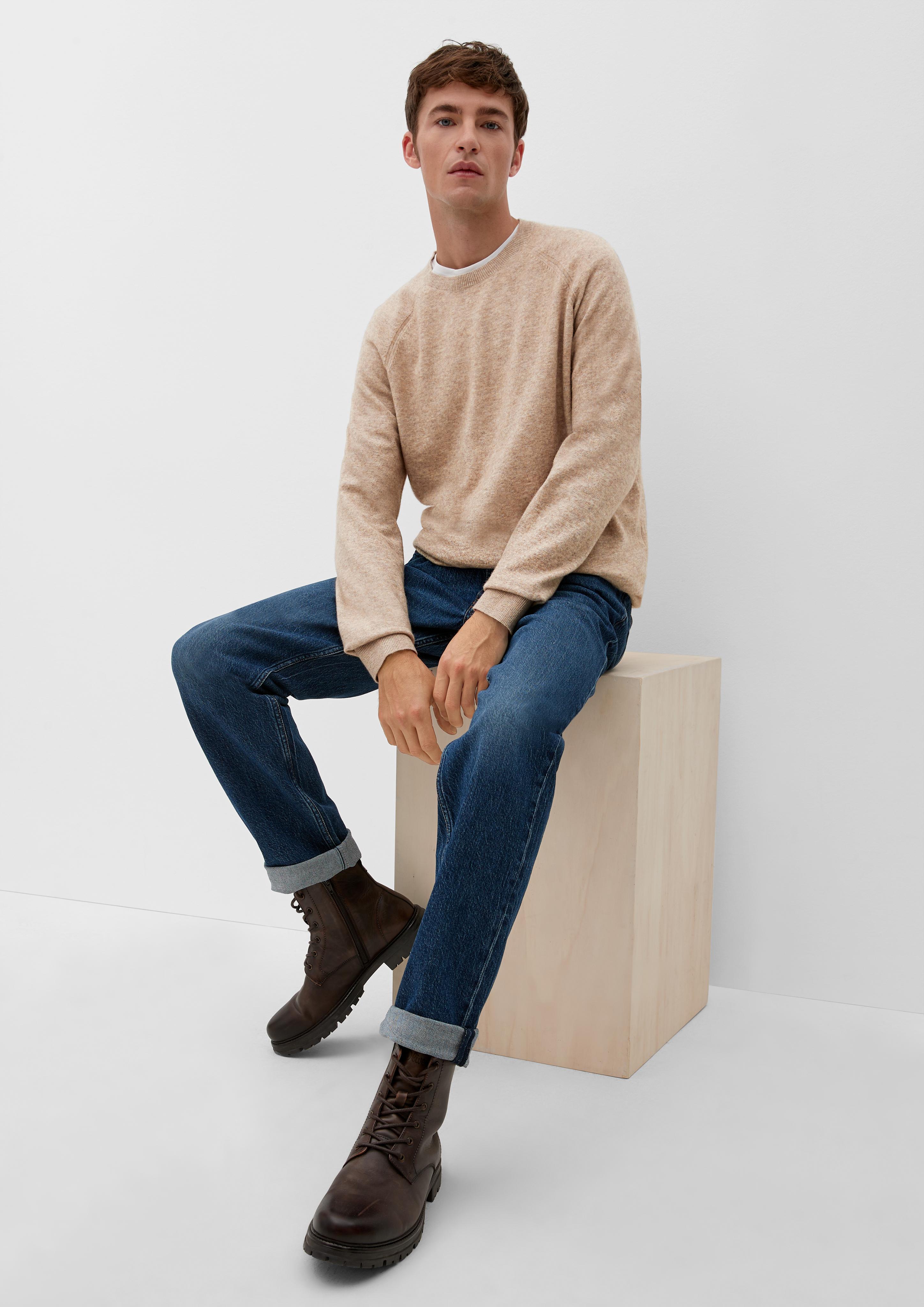 Feinstrick-Pullover aus Wollmix  2124531-82W0