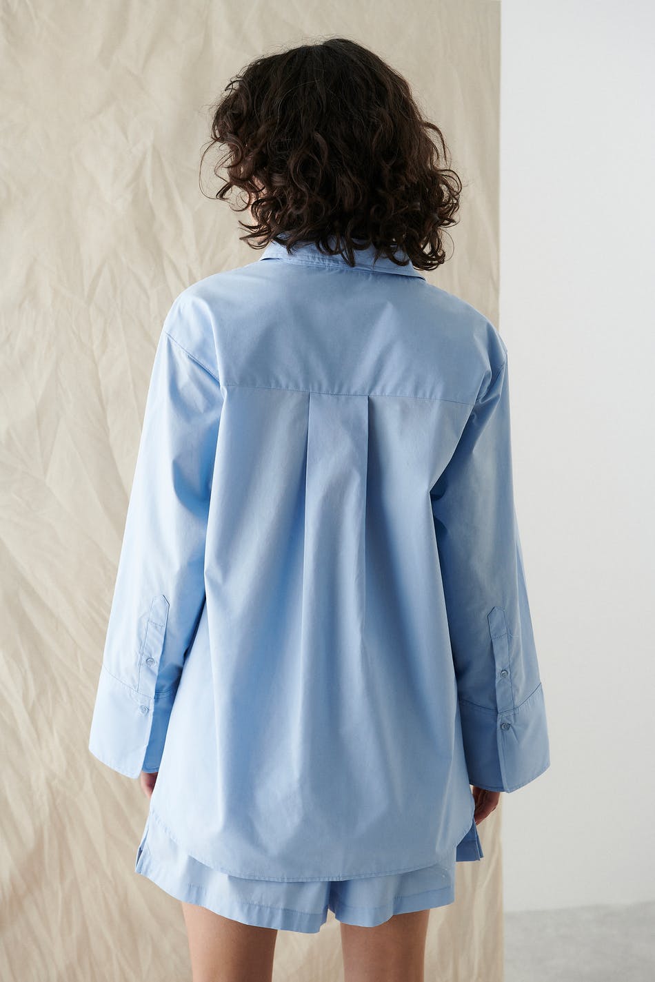 Gizem poplin shirt
