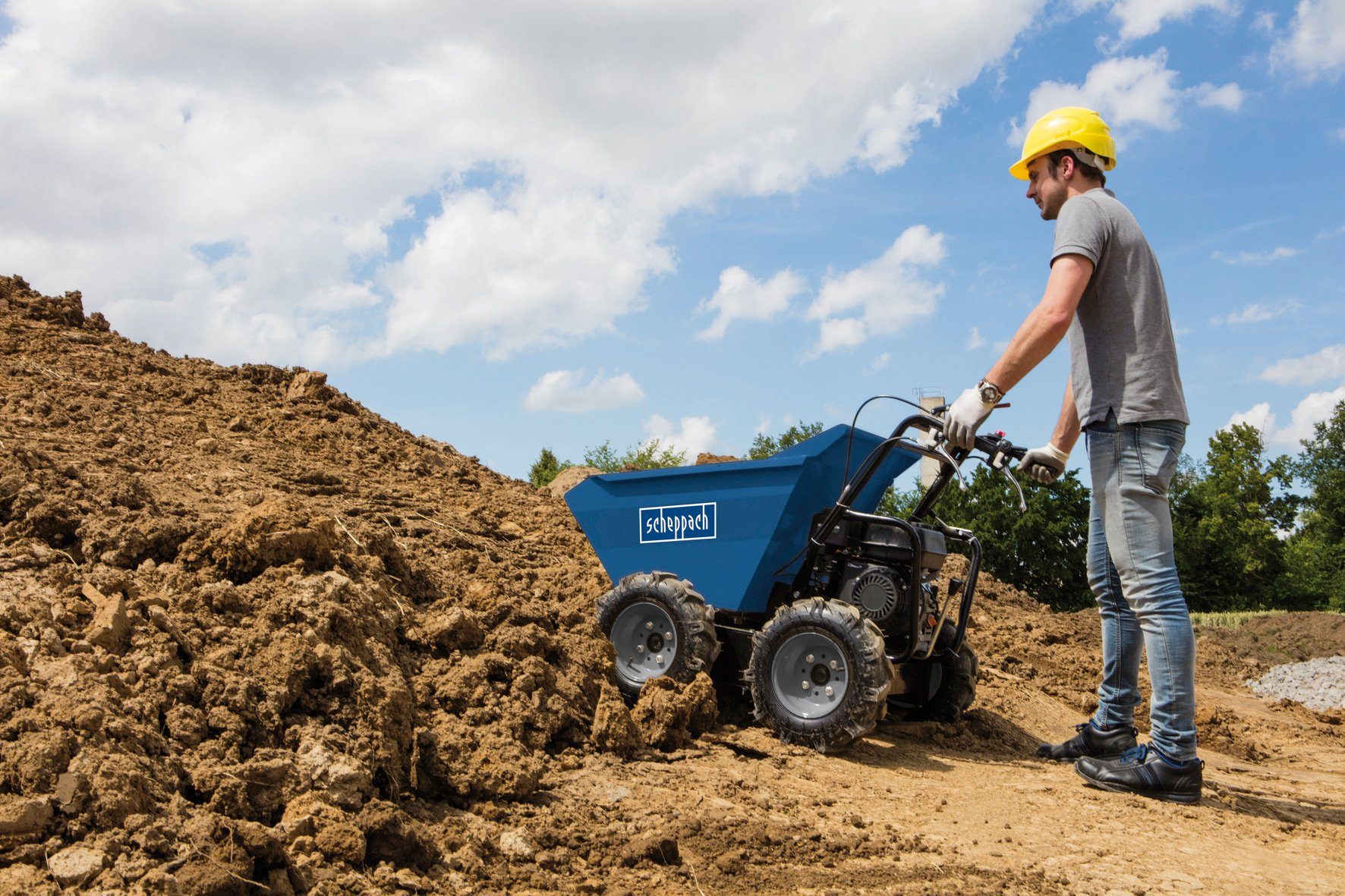 Scheppach Dumper DP 3000, 330 l, 1-tlg., 330 l, 6,5 PS
