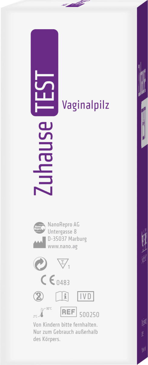 NanoRepro Zuhause Selbsttest Vaginalpilz 1 Anwendung, 1 St