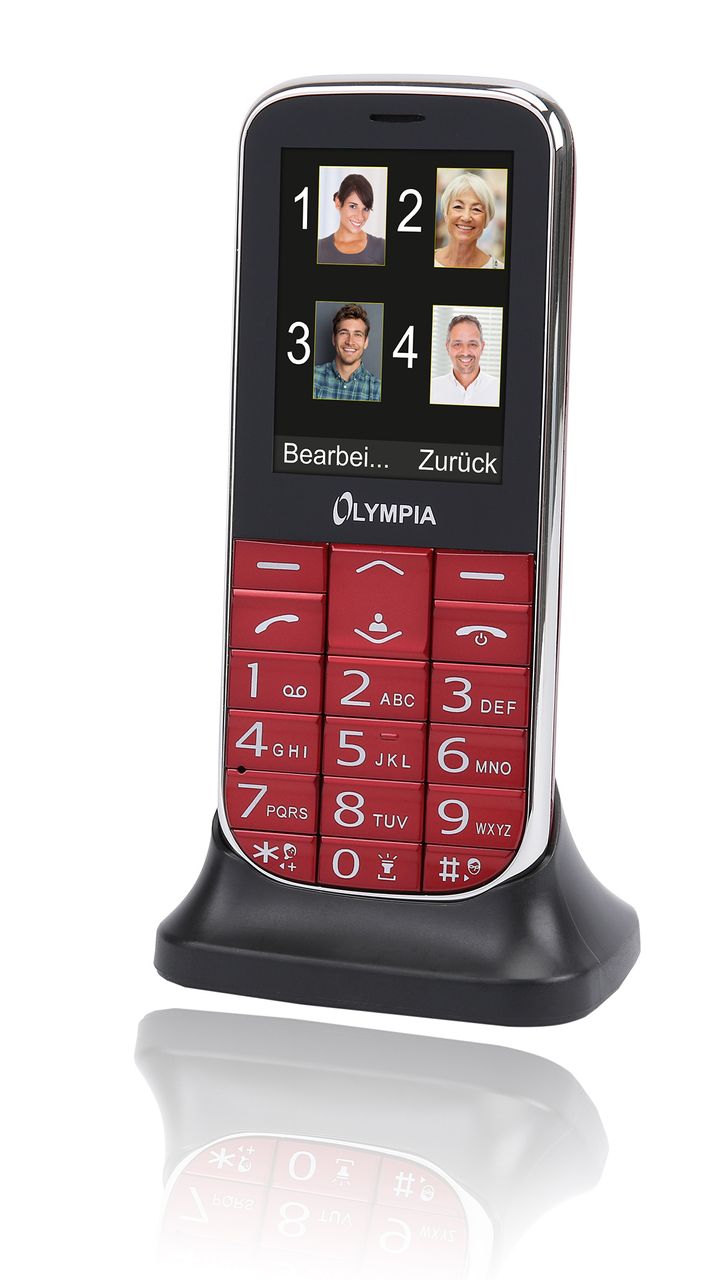 Olympia Mobiltelefon OLYMPIA Joy II, rot*