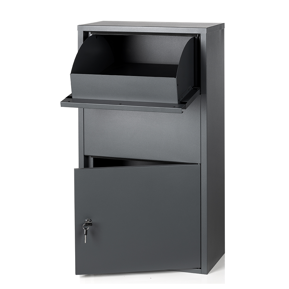 HC Home & Living XXL Paketbox, ca. 44 x 22 x 82 cm - Anthrazit