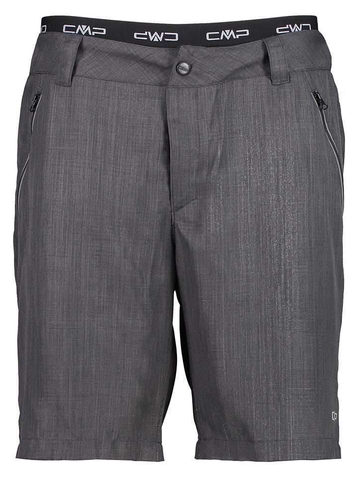 CMP 3in1-Fahrradshorts in Grau/ Schwarz günstig kaufen