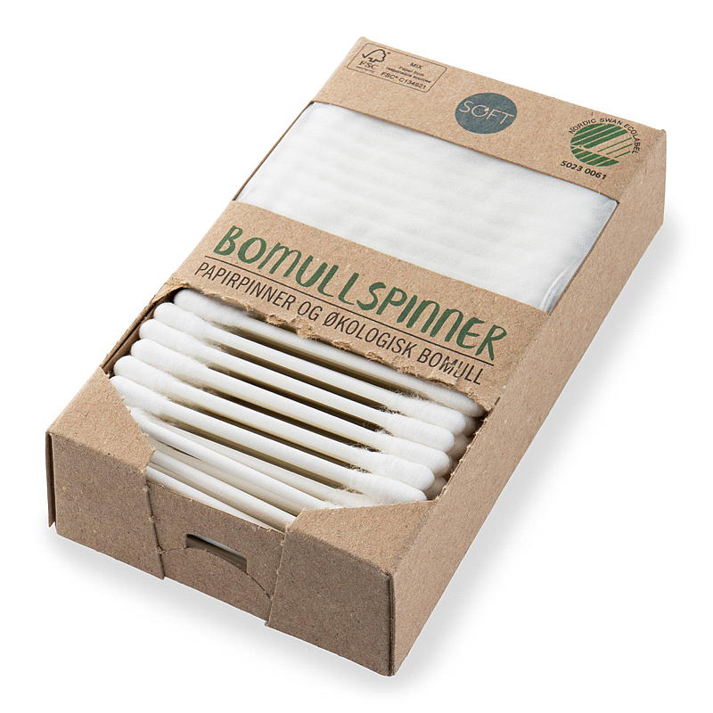 Soft Bomullspinner 200 stk ECO