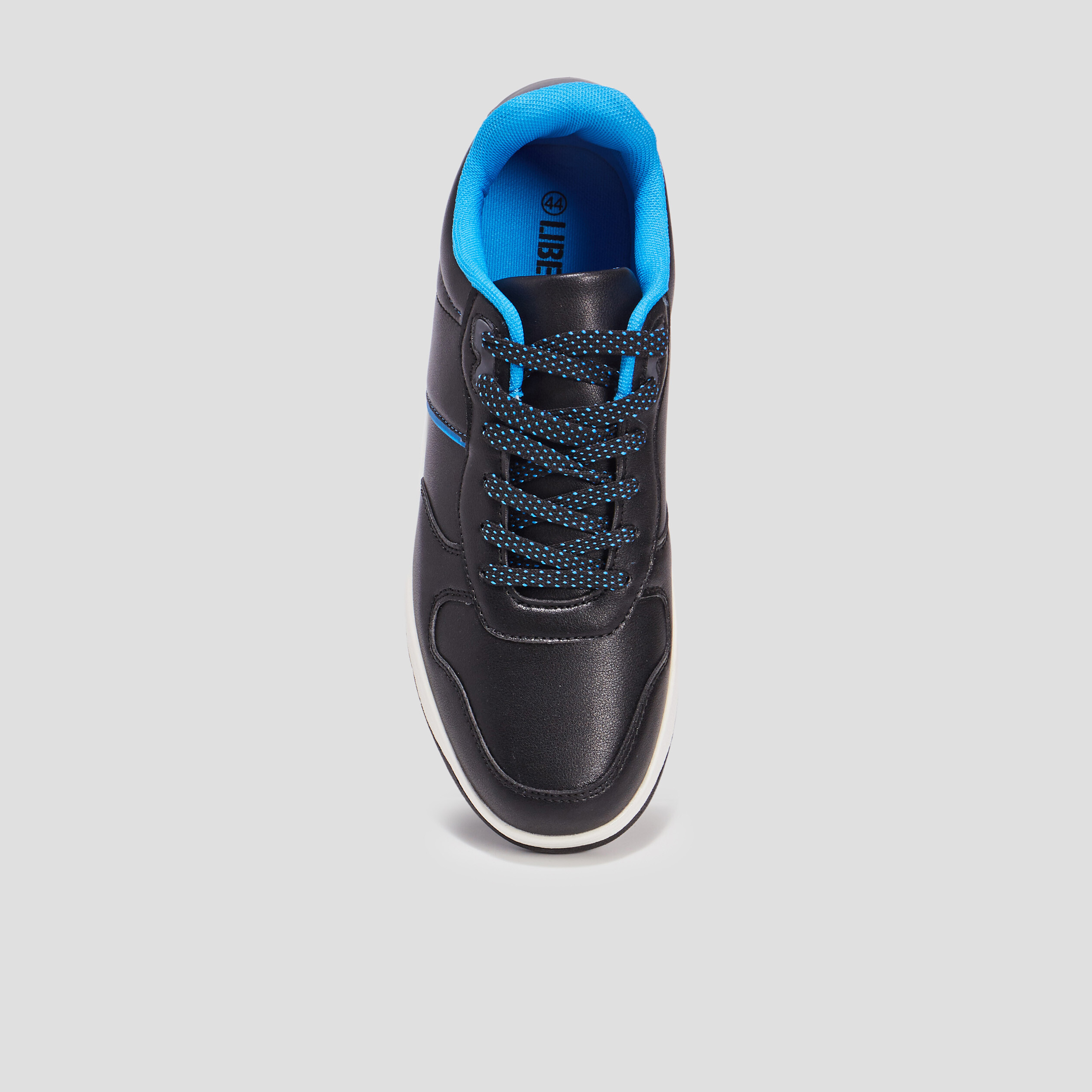 Tennis à lacets Liberto noir homme | La Halle