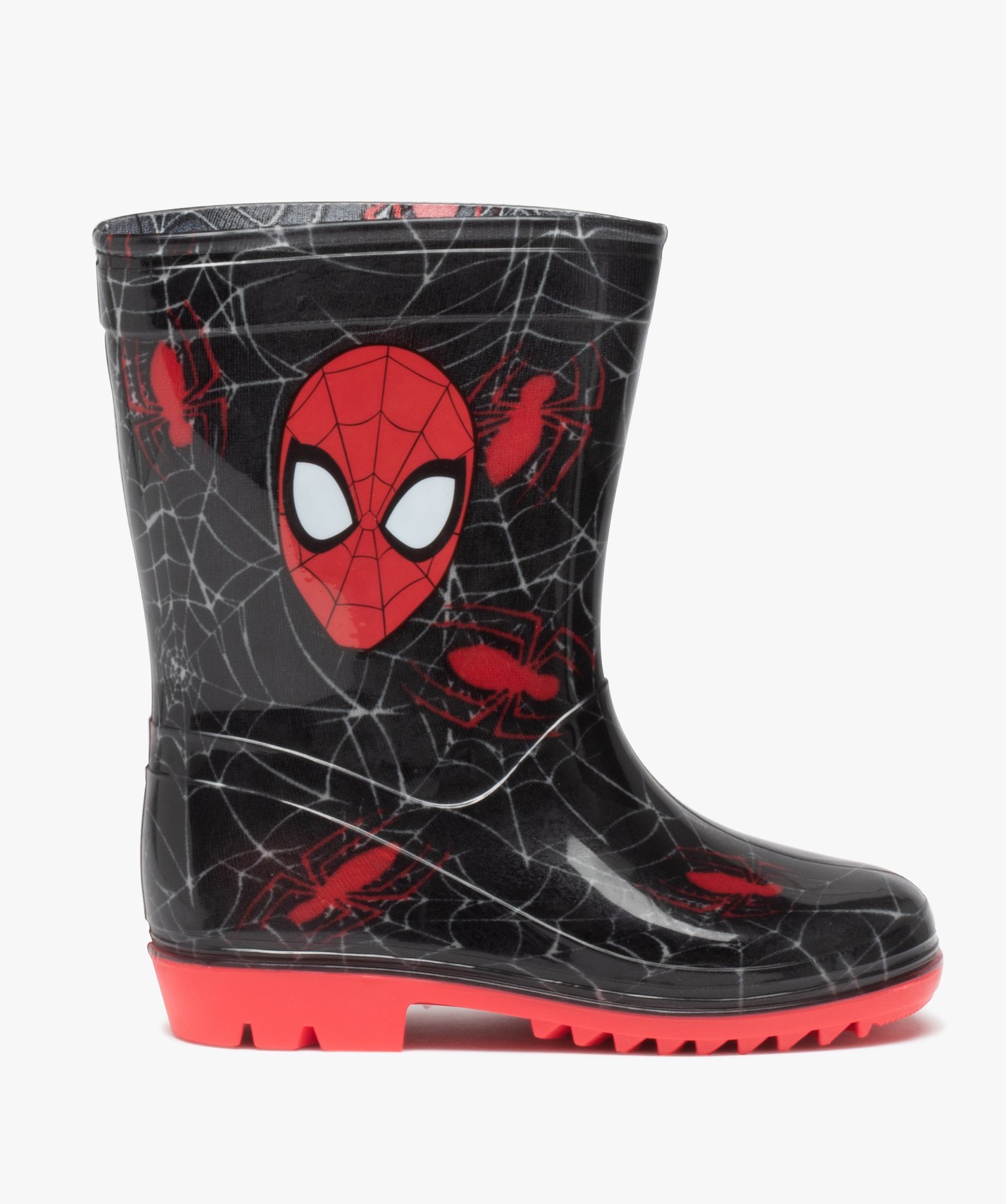 Bottes de pluie Garçon imprimées et à semelle colorée - ... noir | GEMO