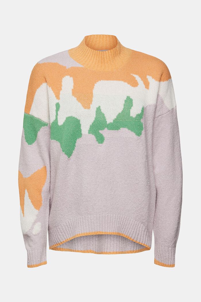 Mehrfarbiger Strickpullover