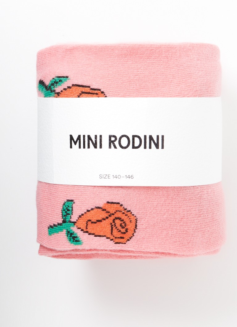 Colanți Rodini Mini cu imprimeu de trandafiri