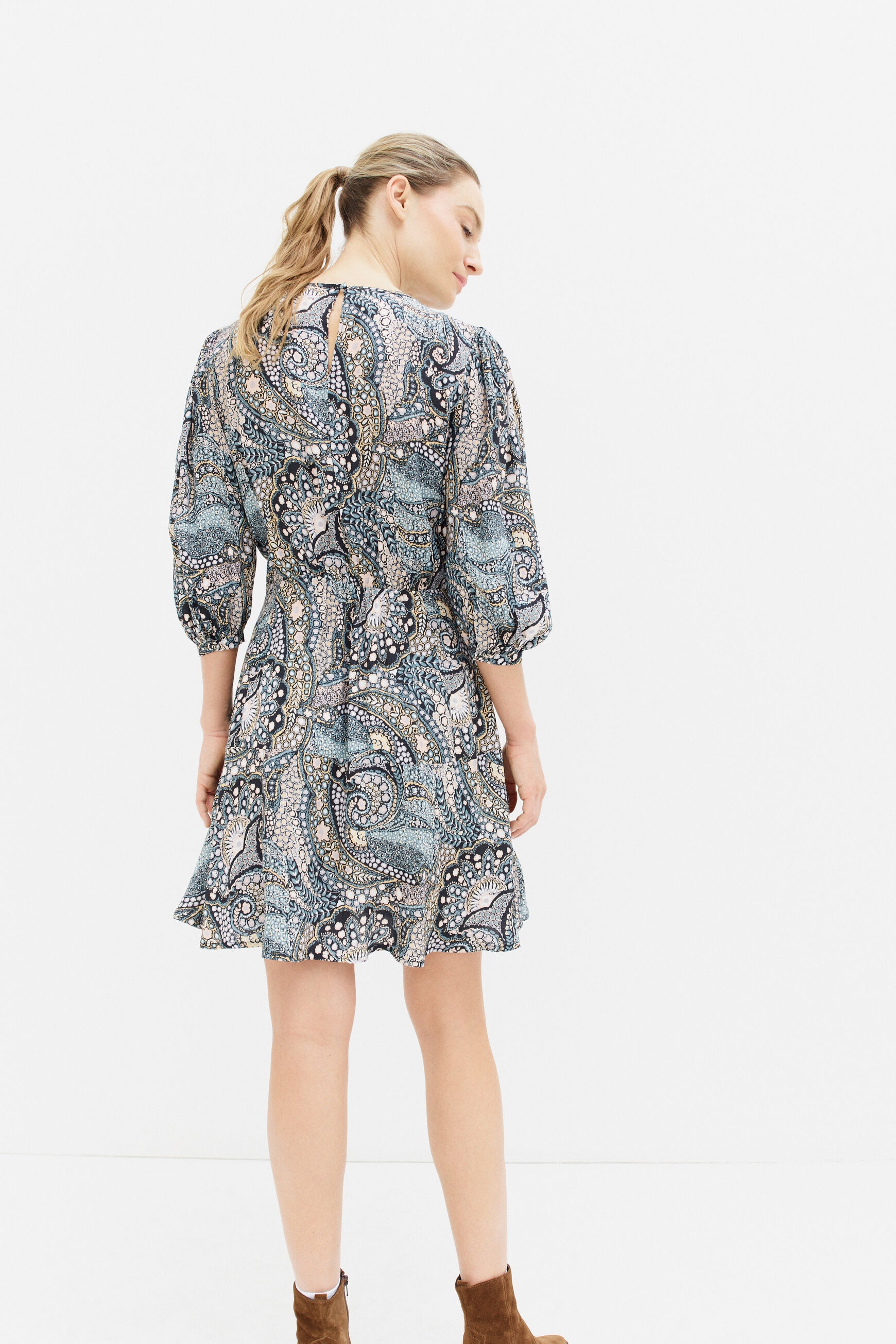 robe poppy noir femme