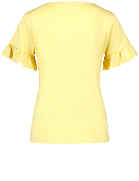 T-Shirt mit leichten Trompetenärmeln