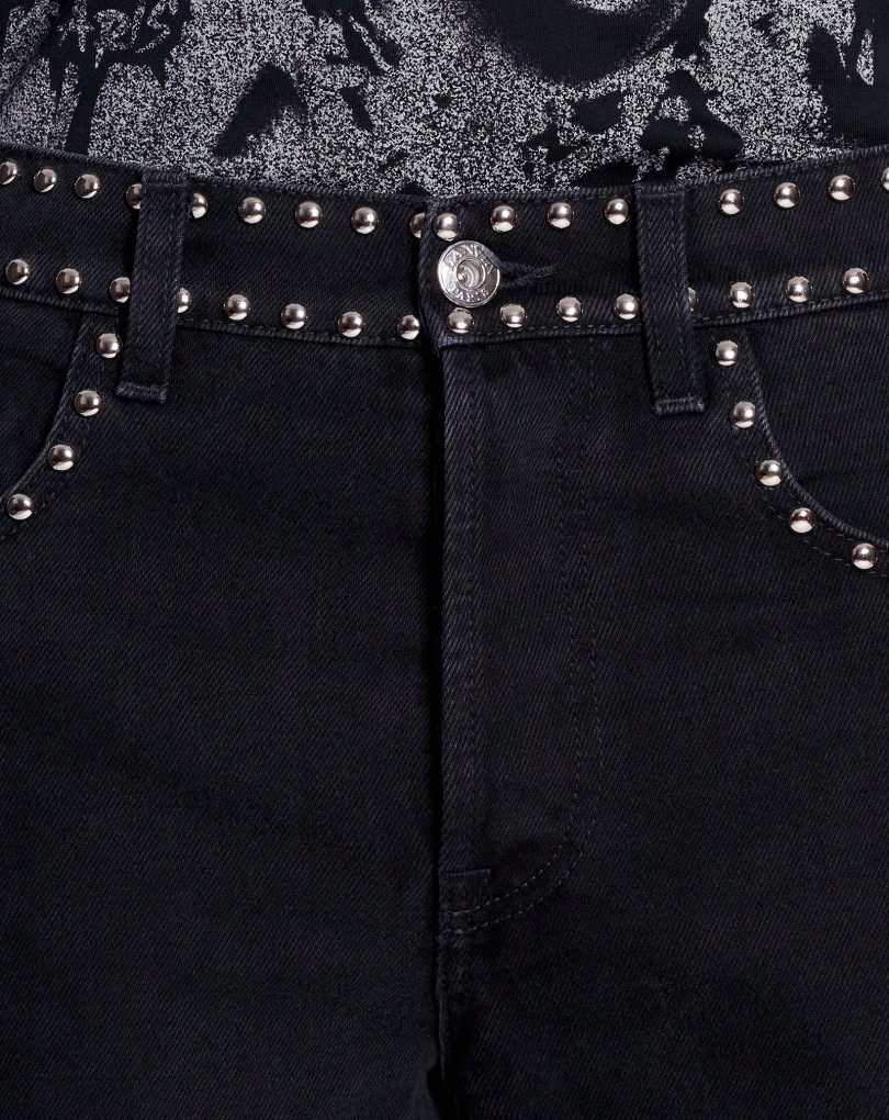 LANVIN X FUTURE PANTALON ÉVASÉ À CLOUS