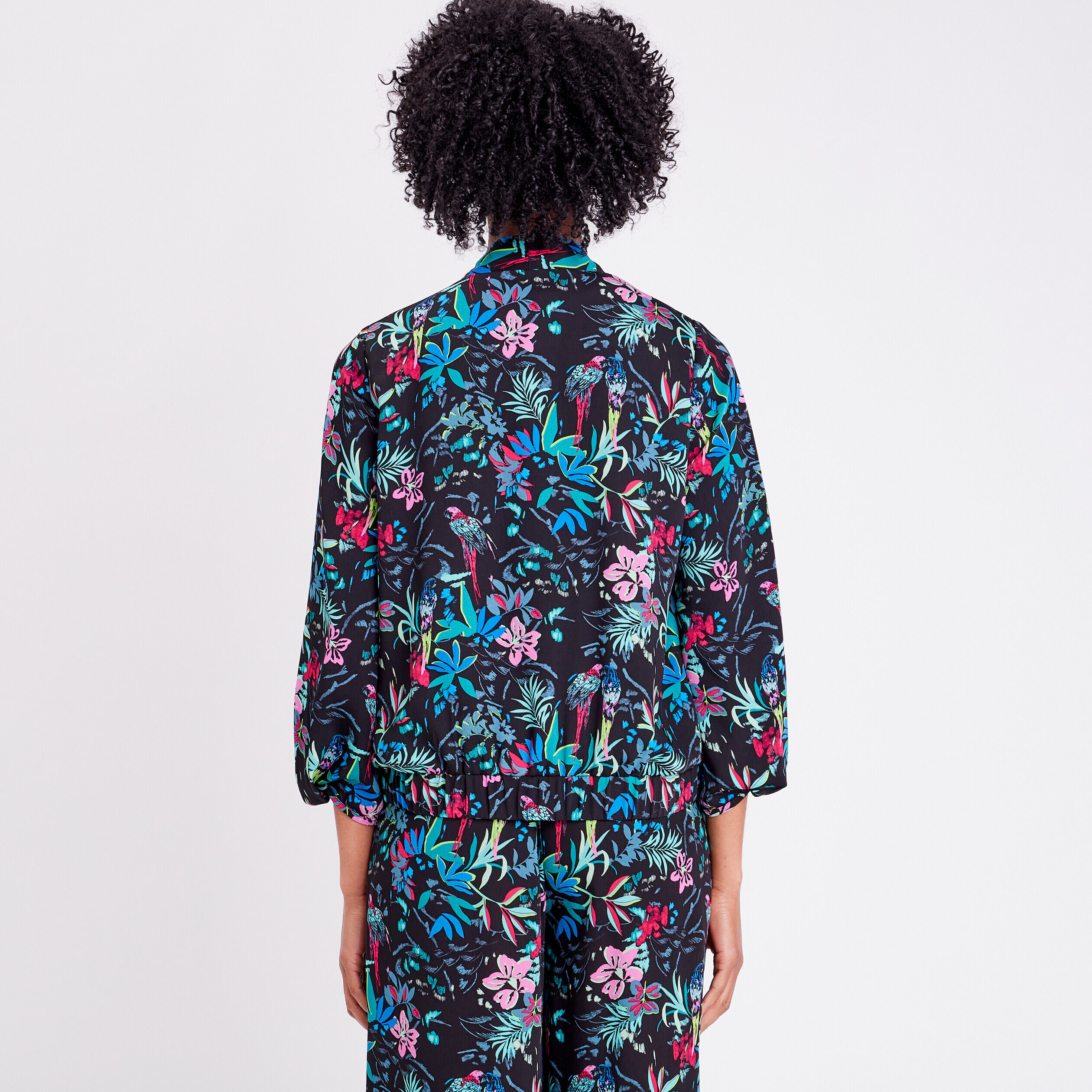 Veste manches 3/4 noir femme | Cache Cache