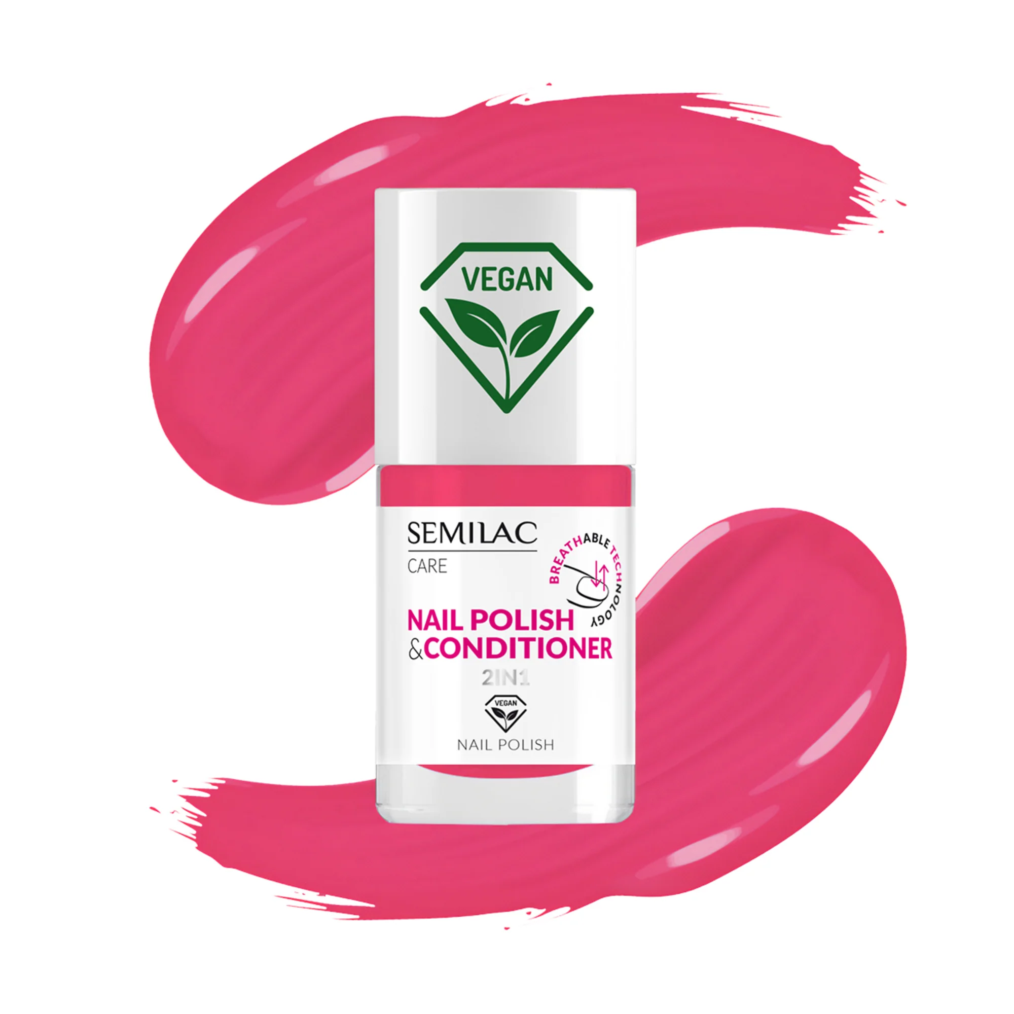 Körömlakk BREATHable TECHnology Körömlakk és balzsam 2in1 - Körömlakk