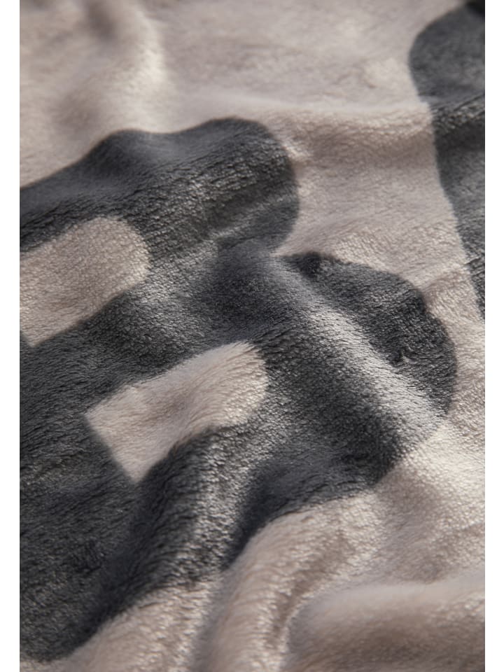 Sansibar Heimdecke Fleecedecke in Silber günstig kaufen 150x200 cm
