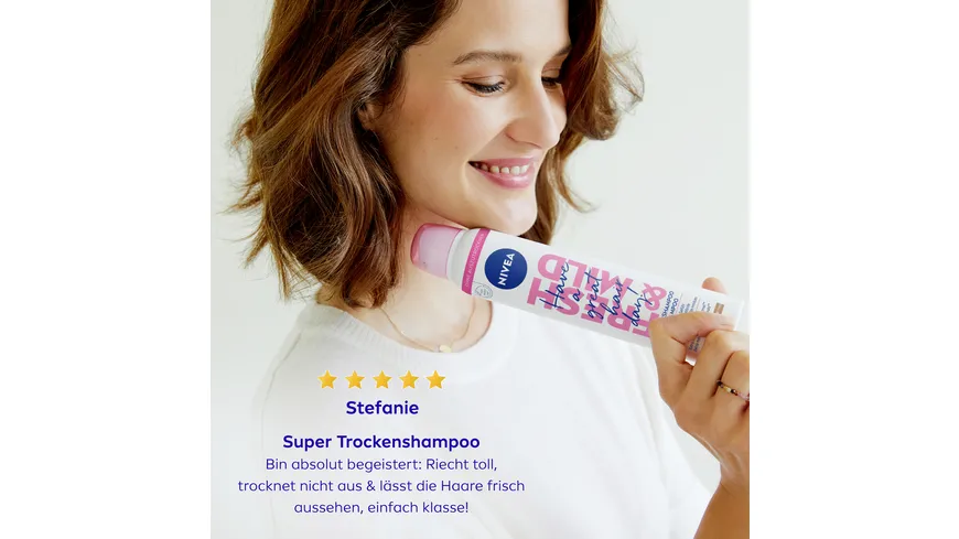 NIVEA Trockenshampoo Extra mild vegane Formel 200 ml