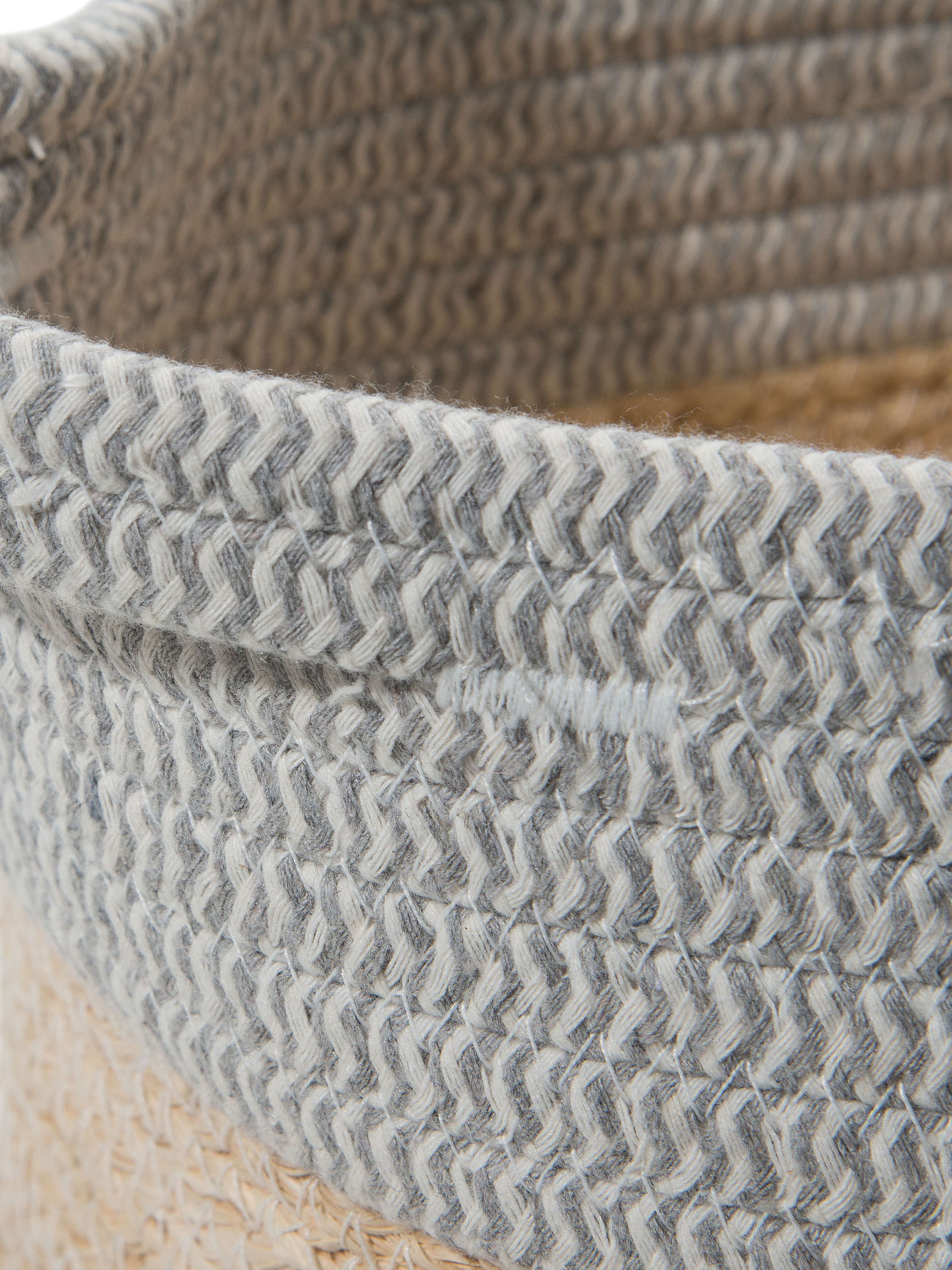 Cotiro Korb, Grau/Beige