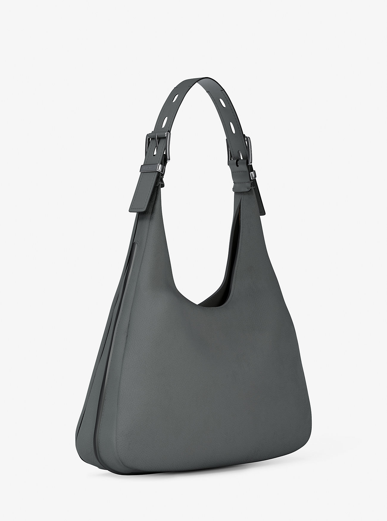 Nolita Stor Nubuck Hobo Skulderveske - STORM