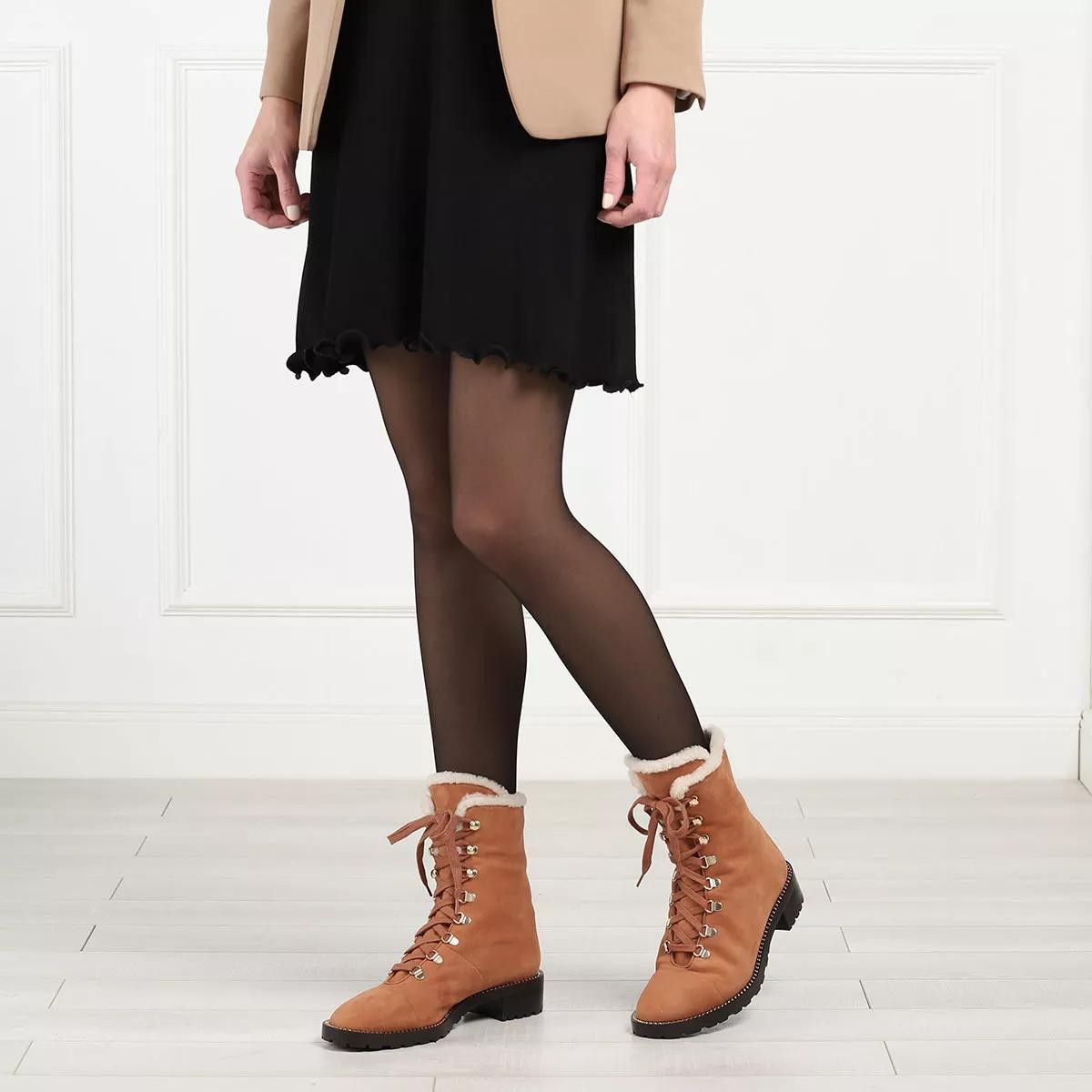 STUART WEITZMAN Stiefeletten braun Schnürstiefel