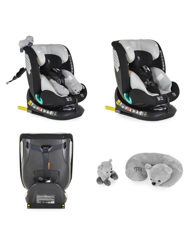 Moni Kindersitz Serengeti i-Size in grau günstig kaufen onesize