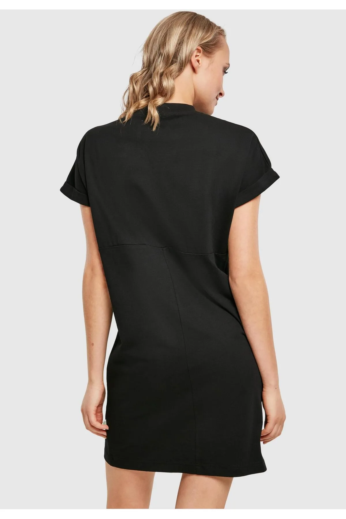 Urban Classics  Damen Damen-T-Shirt-Kleid aus Bio-Baumwolle mit Cut-On-Ärmeln