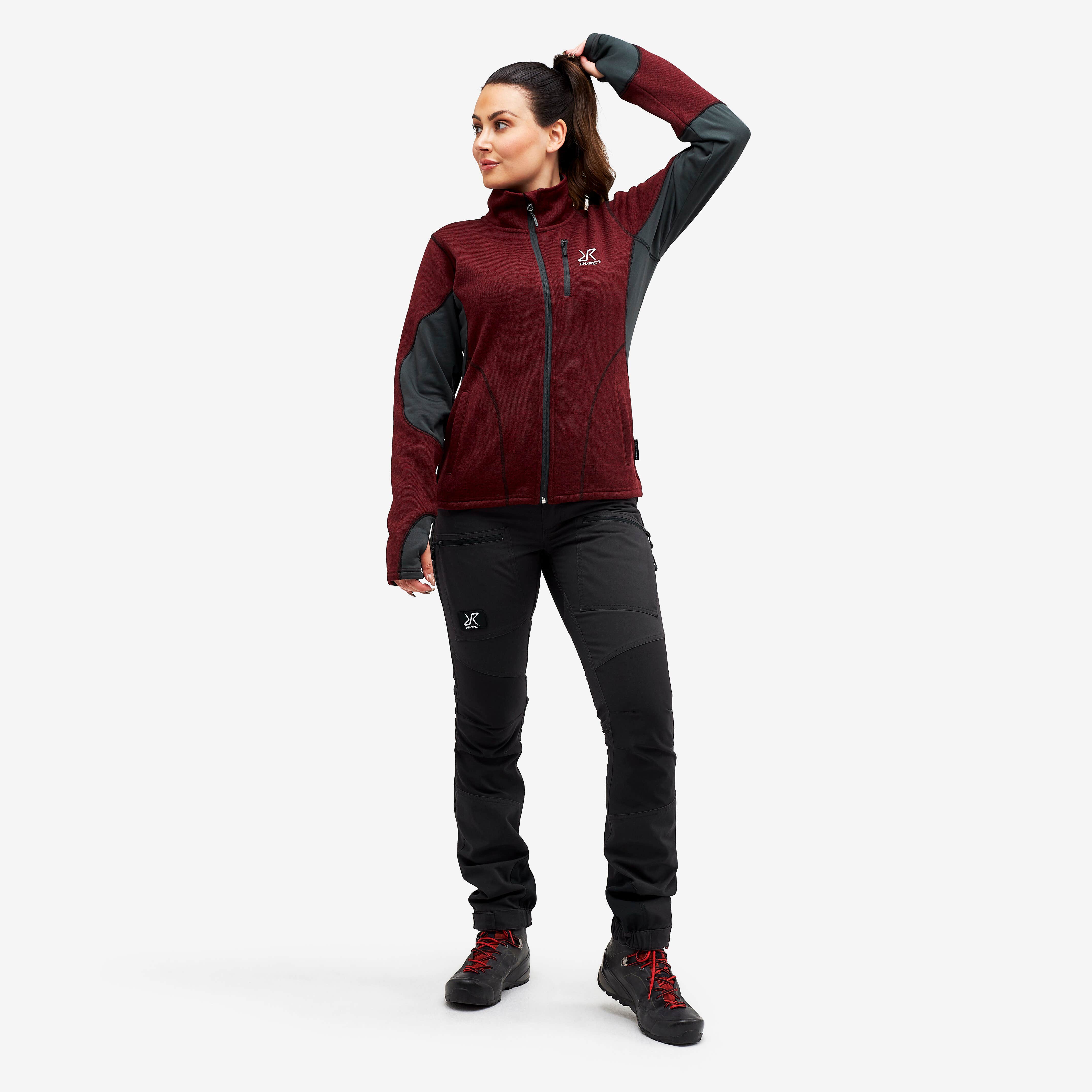 Fusion Fleece Femme Bison Red