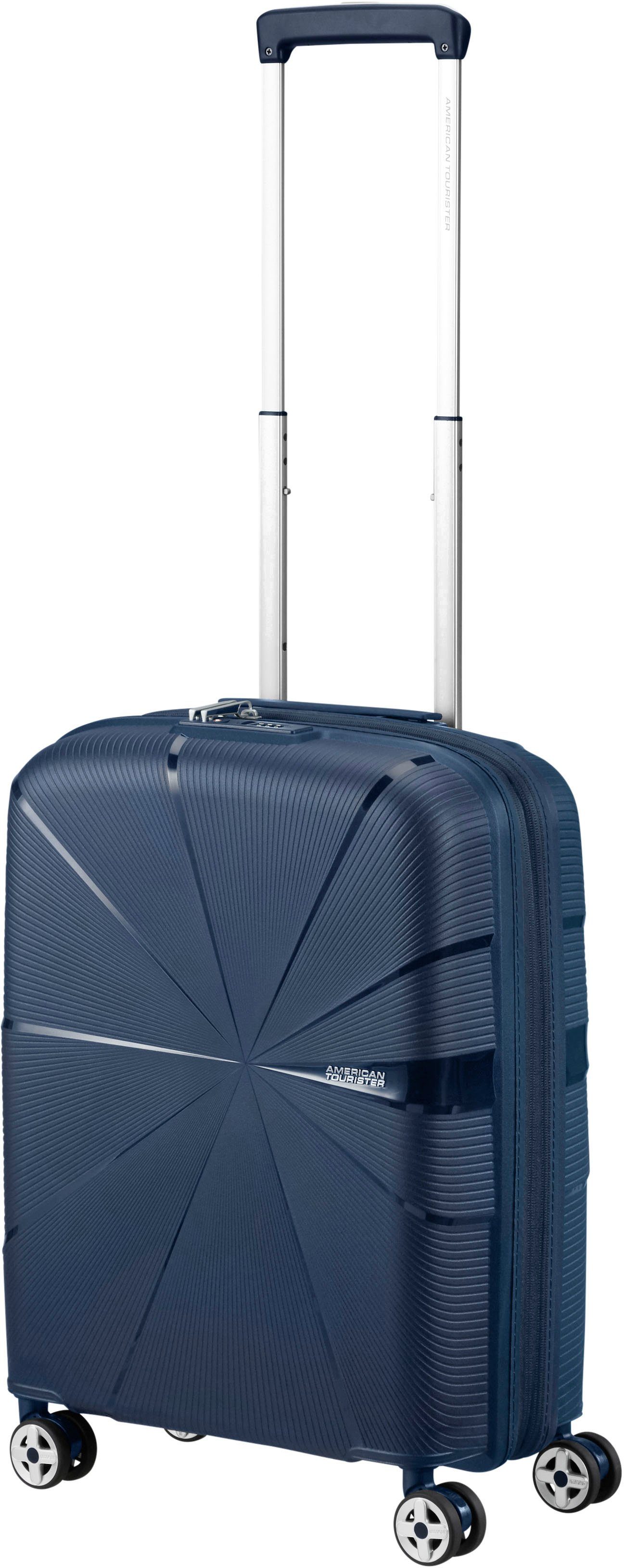 American Tourister® Hartschalen-Trolley Starvibe, navy, 55 cm, 4 Rollen, mit Volumenerweiterung; enthält recyceltes Material