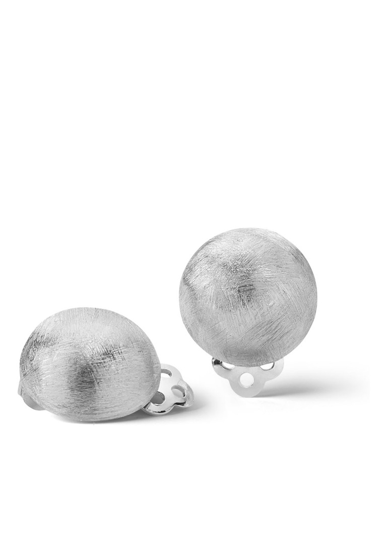 Casa Jewelry Silver Igloo Clip-on Earrings