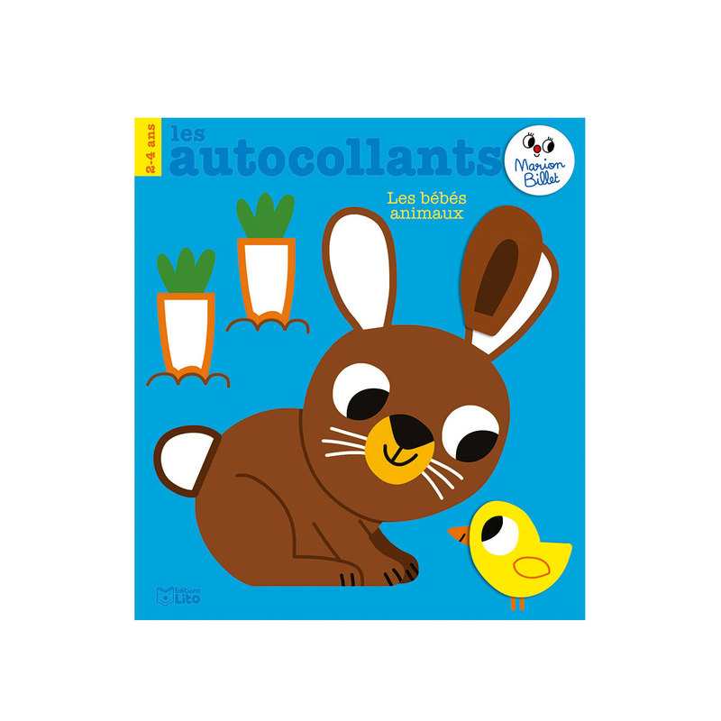 Livre Mes autocollants les bébés animaux - Lito