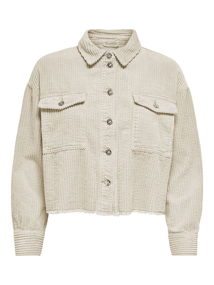 ONLY Jeansjacke in Beige günstig kaufen