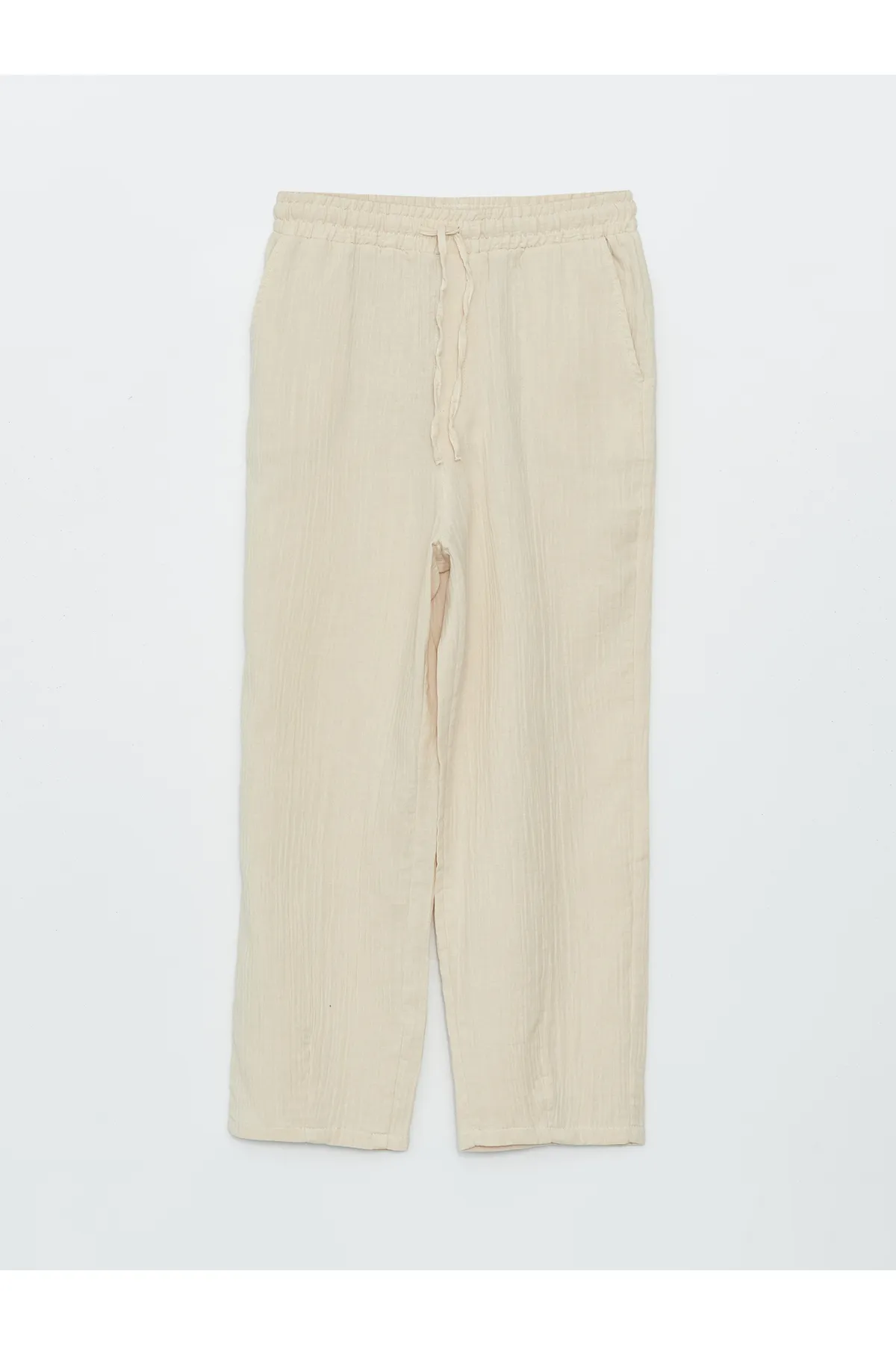 LC Waikiki  Bequem sitzende Musselin-Damenhose mit elastischem Bund