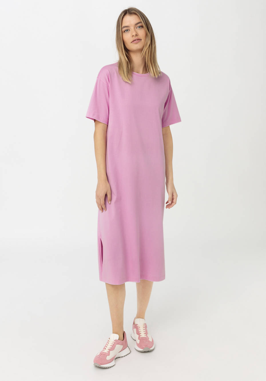 Jersey-Kleid aus reiner Bio-Baumwolle