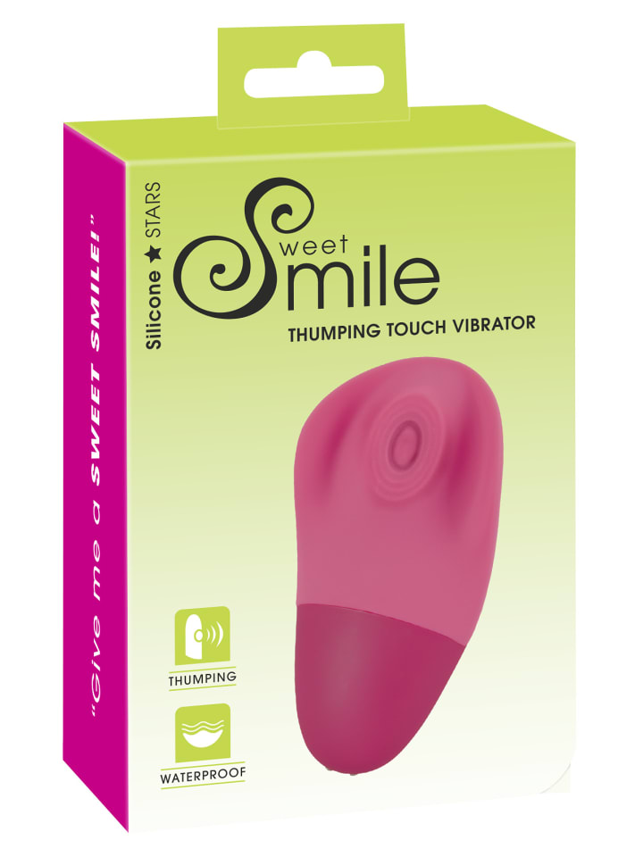 Sweet Smile Auflegevibrator Thumping Touch Vibrator in pink günstig kaufen 11,5 cm