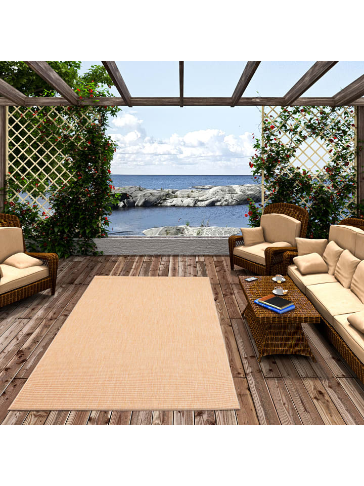 Pergamon In- und Outdoor Teppich  Carpetto Mix in Nuss günstig kaufen 80 x 150cm