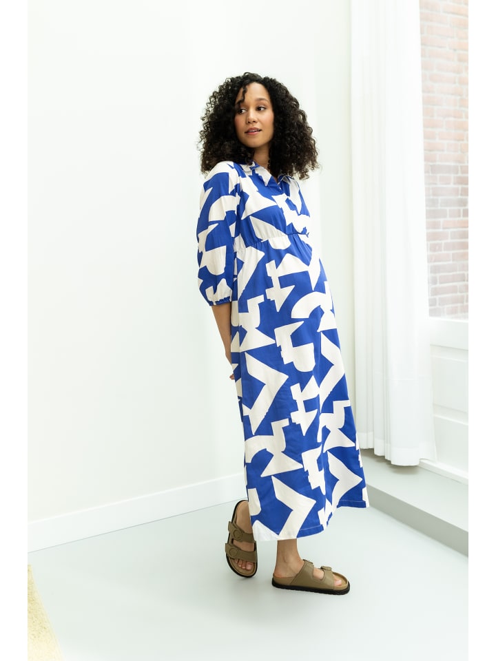 Noppies Still-Kleid Pilar in Graphic Blue Print günstig kaufen