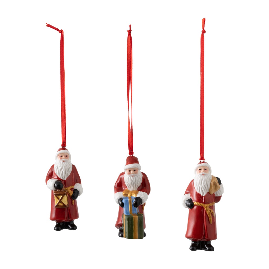 Ornamente Santa Claus. Set 3tlg. Nostalgic Ornaments
