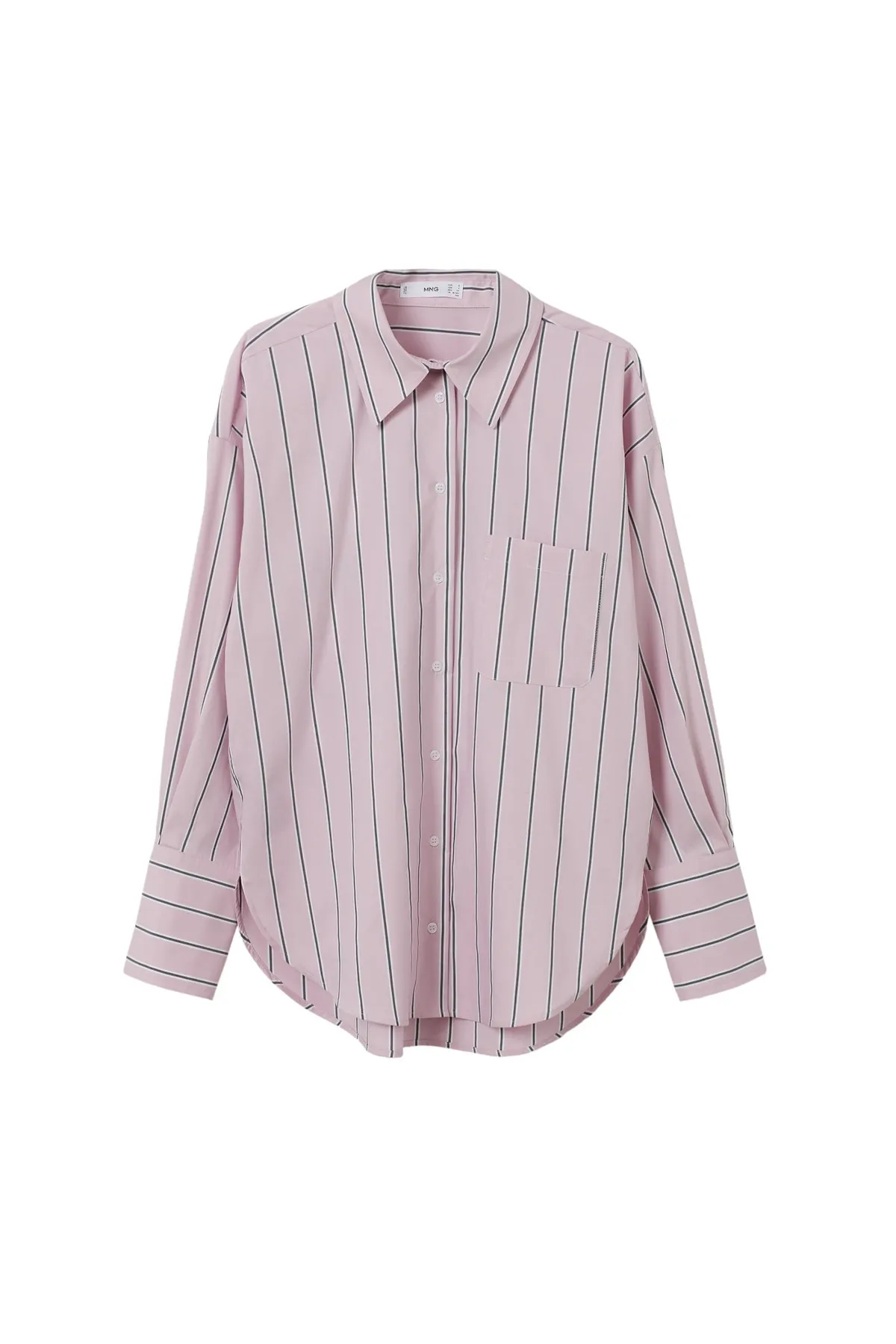 MANGO  Hemd - Rosa - Regular Fit