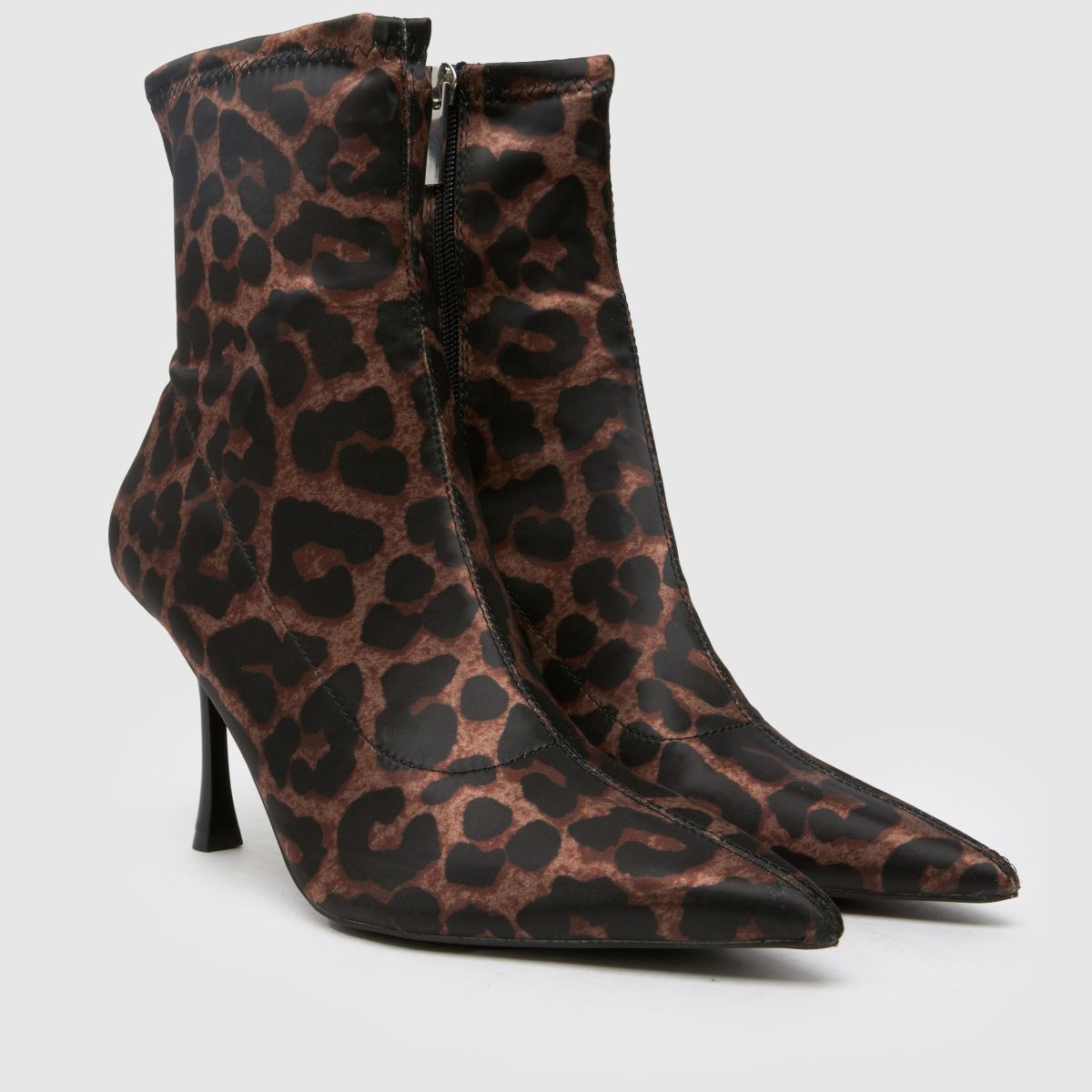 Schuh babette point csizma bézs és barna színben