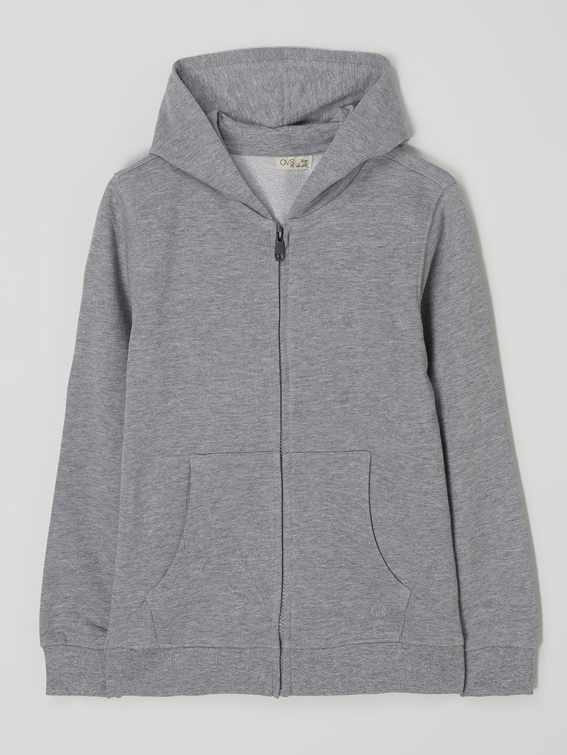 Sweatjacke mit Kapuze in purple