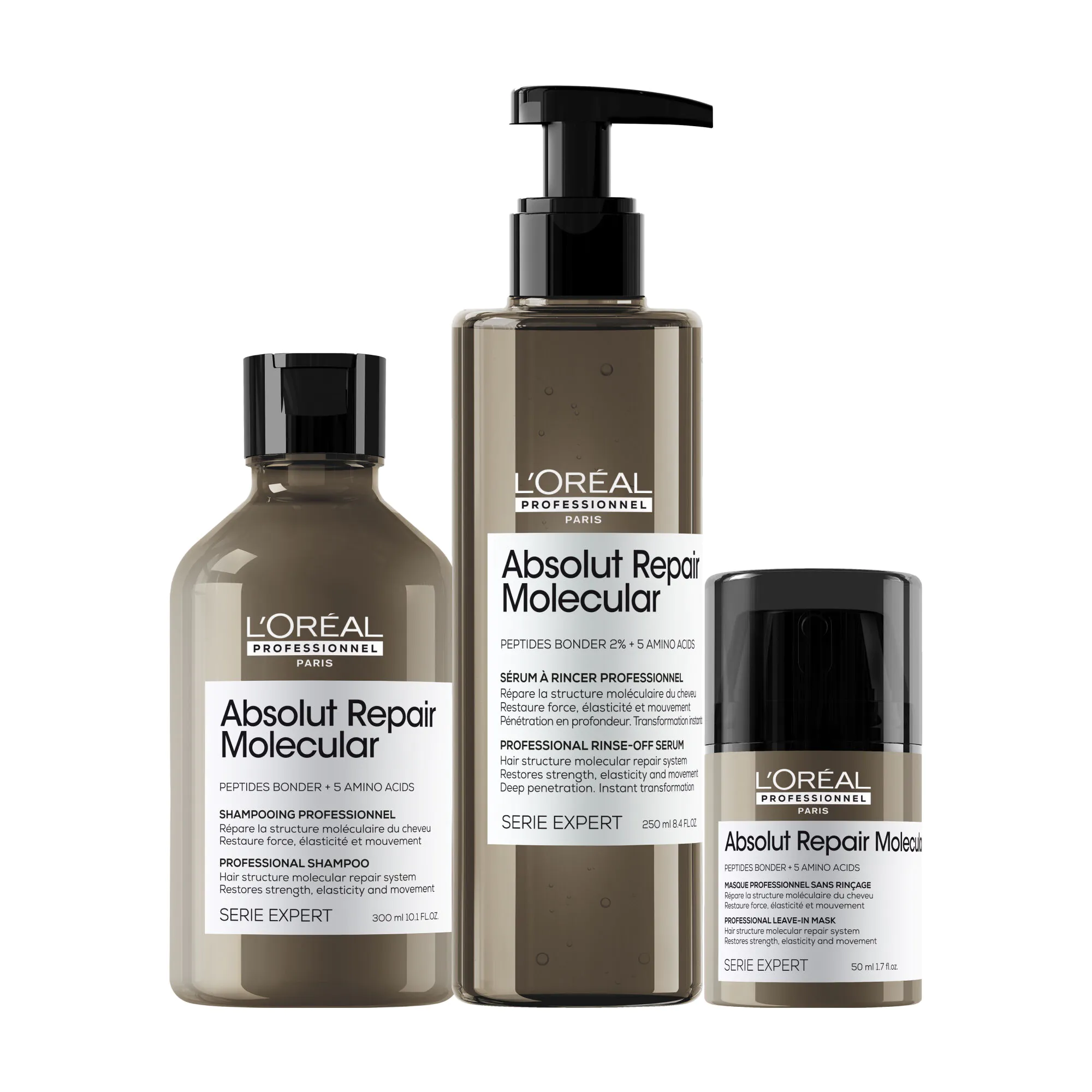 Loreal Professionnel Ar Molecular Trio sæt - Shampoo + Serum + Maske