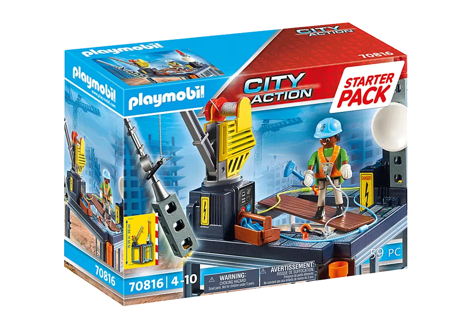 Starter Pack Baustelle mit Seilwinde
