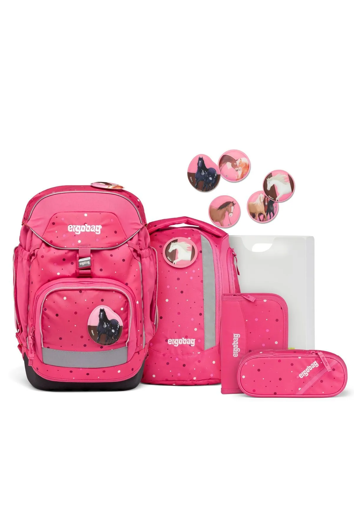 Ergobag  Pack Schulranzen-Set 6tlg. inkl. Klettie-Set