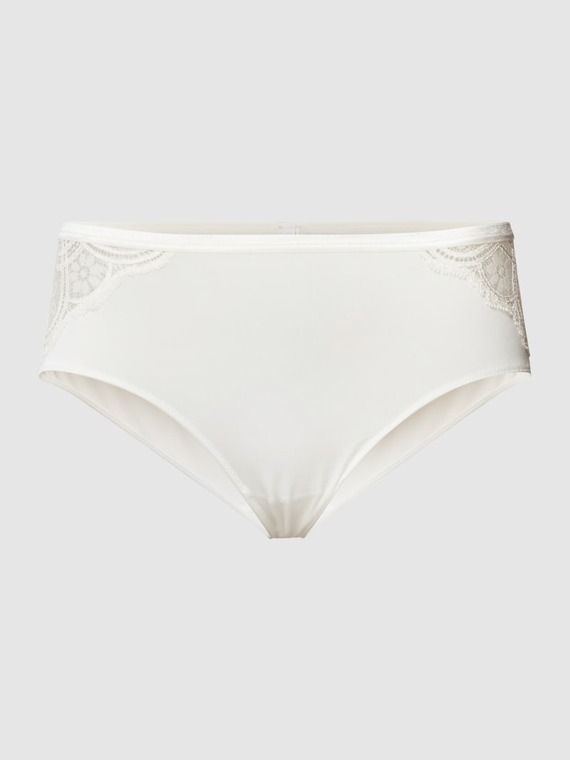 Slip mit Spitze-Details Modell 'Poetry Fame' in ecru