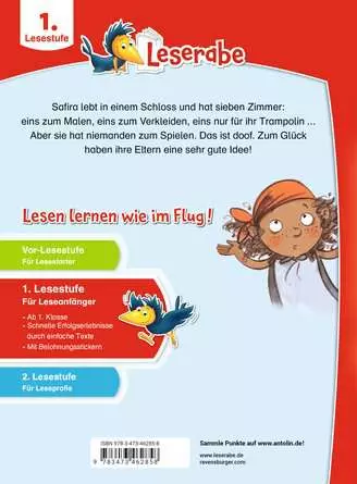 Leserabe - 1. Lesestufe: Safiras Prinzessinnen-Schloss