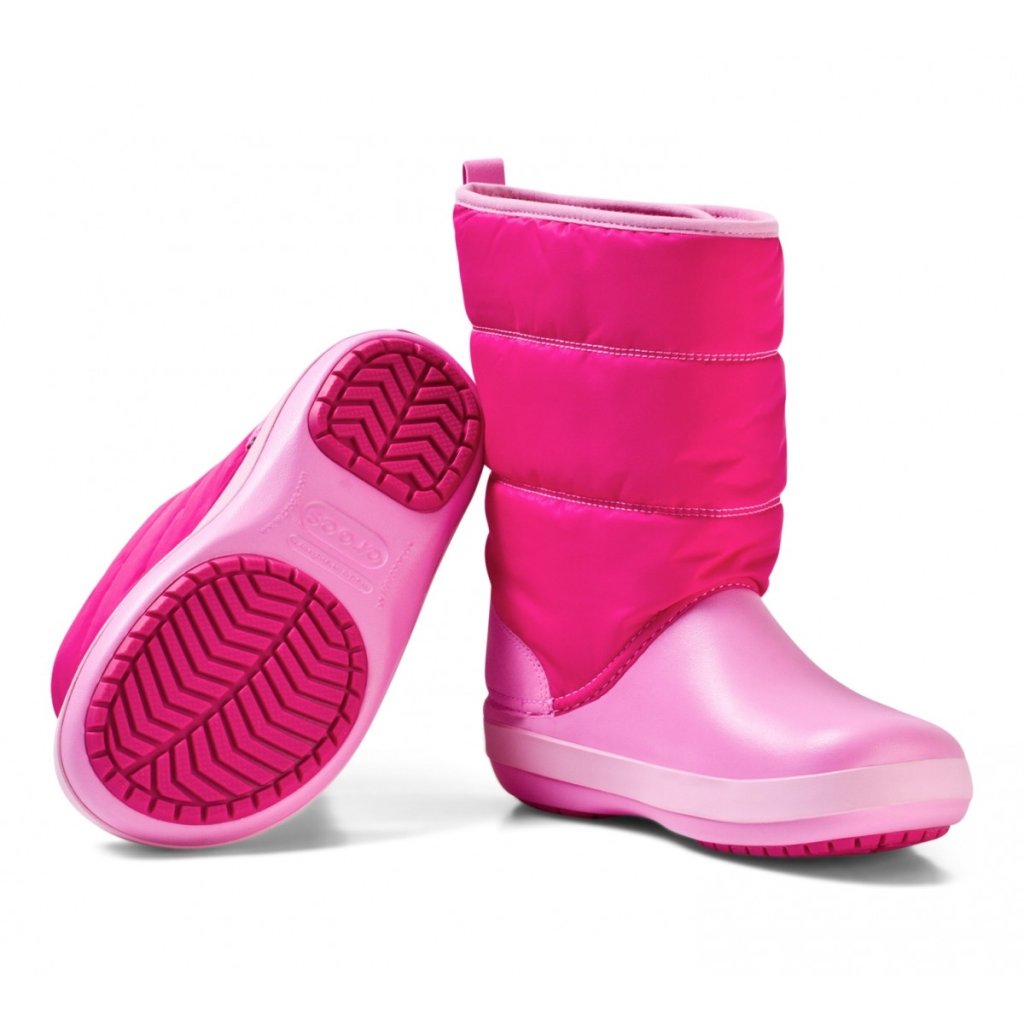 Crocs Lodgepoint Snow Boot Candy Pink/Party Pink Schneestiefel