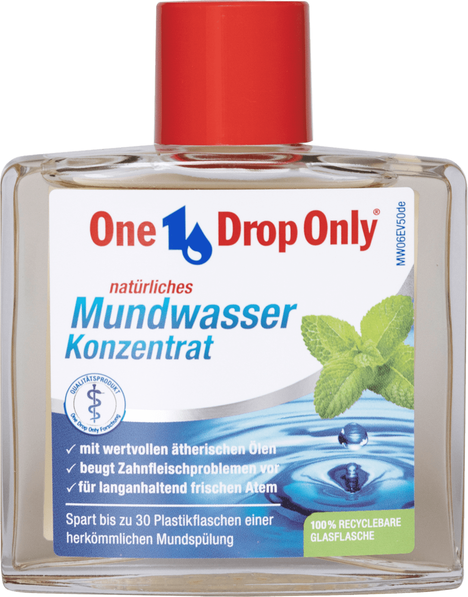 Mundwasser Konzentrat, fluoridfrei, 50 ml