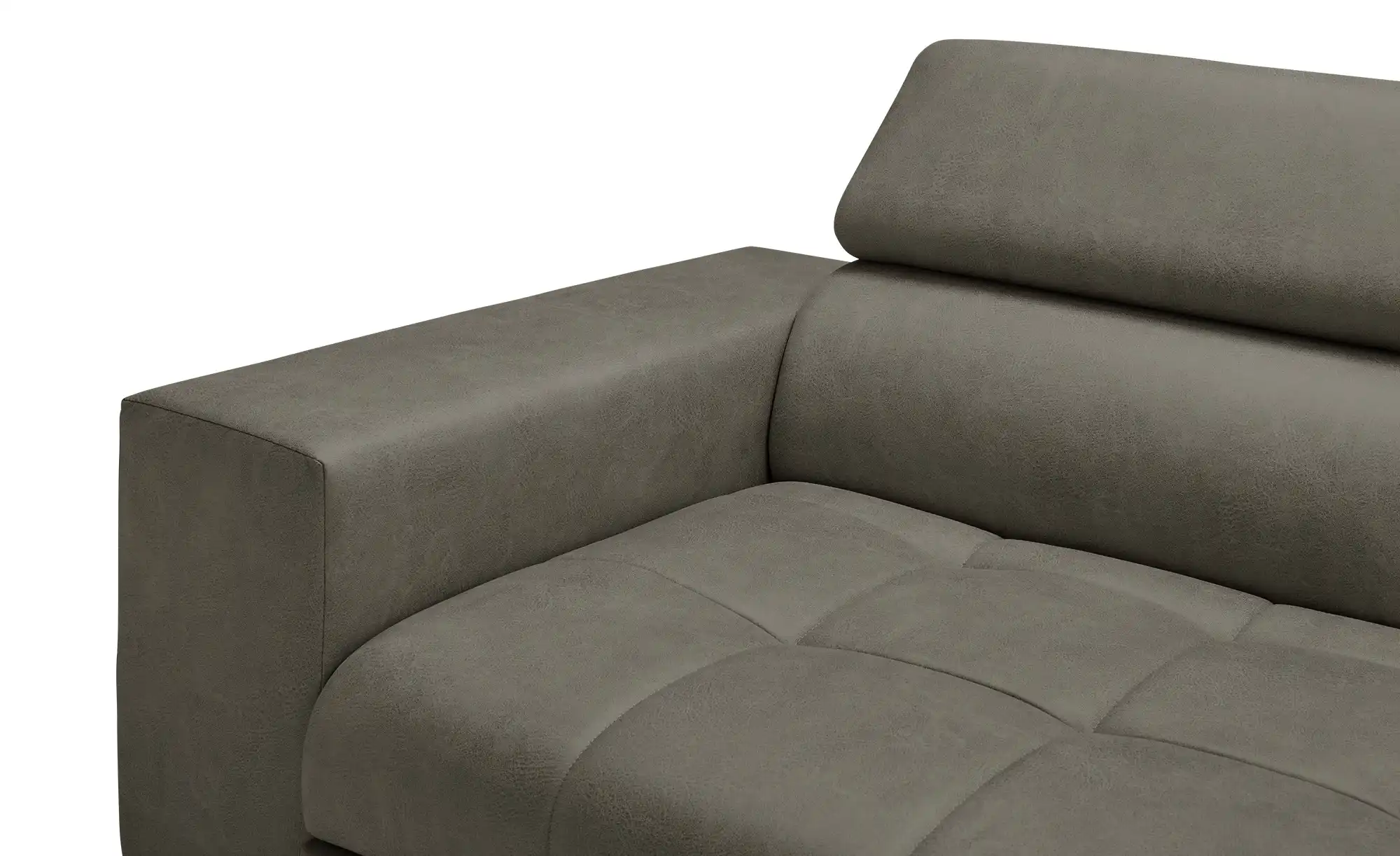 Twist Ecksofa aus Mikrofaser Caro