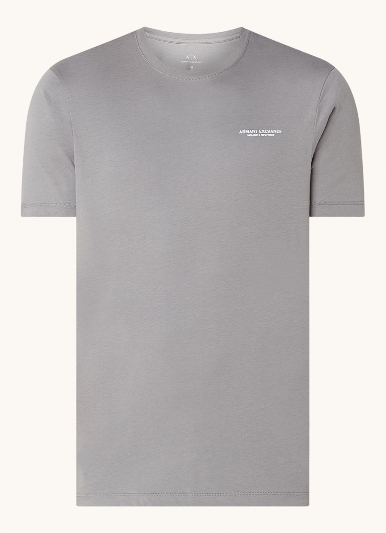 Armani Exchange T-krekls ar logotipa apdruku