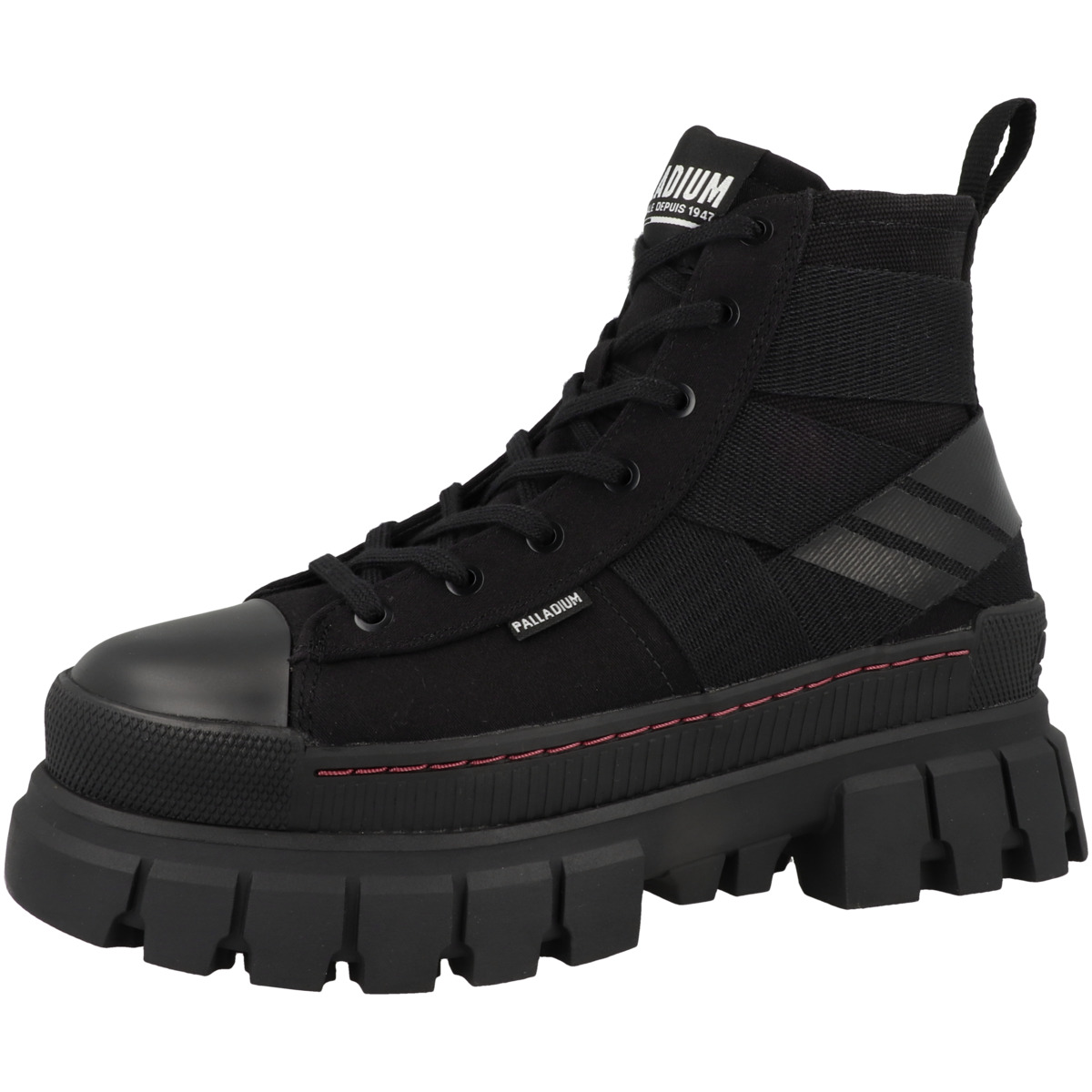 Palladium Revolt Hi Army Schnürboots schwarz